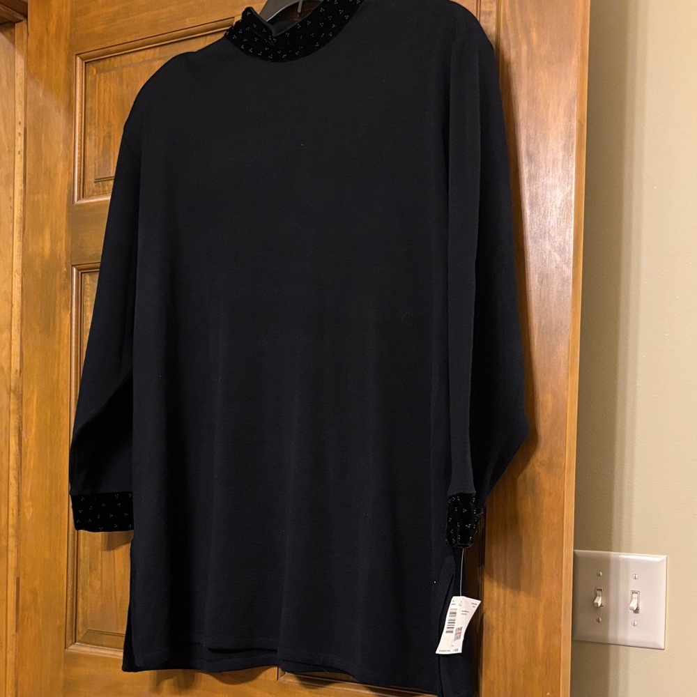Elegant Black Women's Top